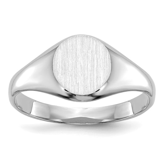 Gold Polished Children's Signet Rings
