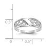 Gold Polished Filigree Rings