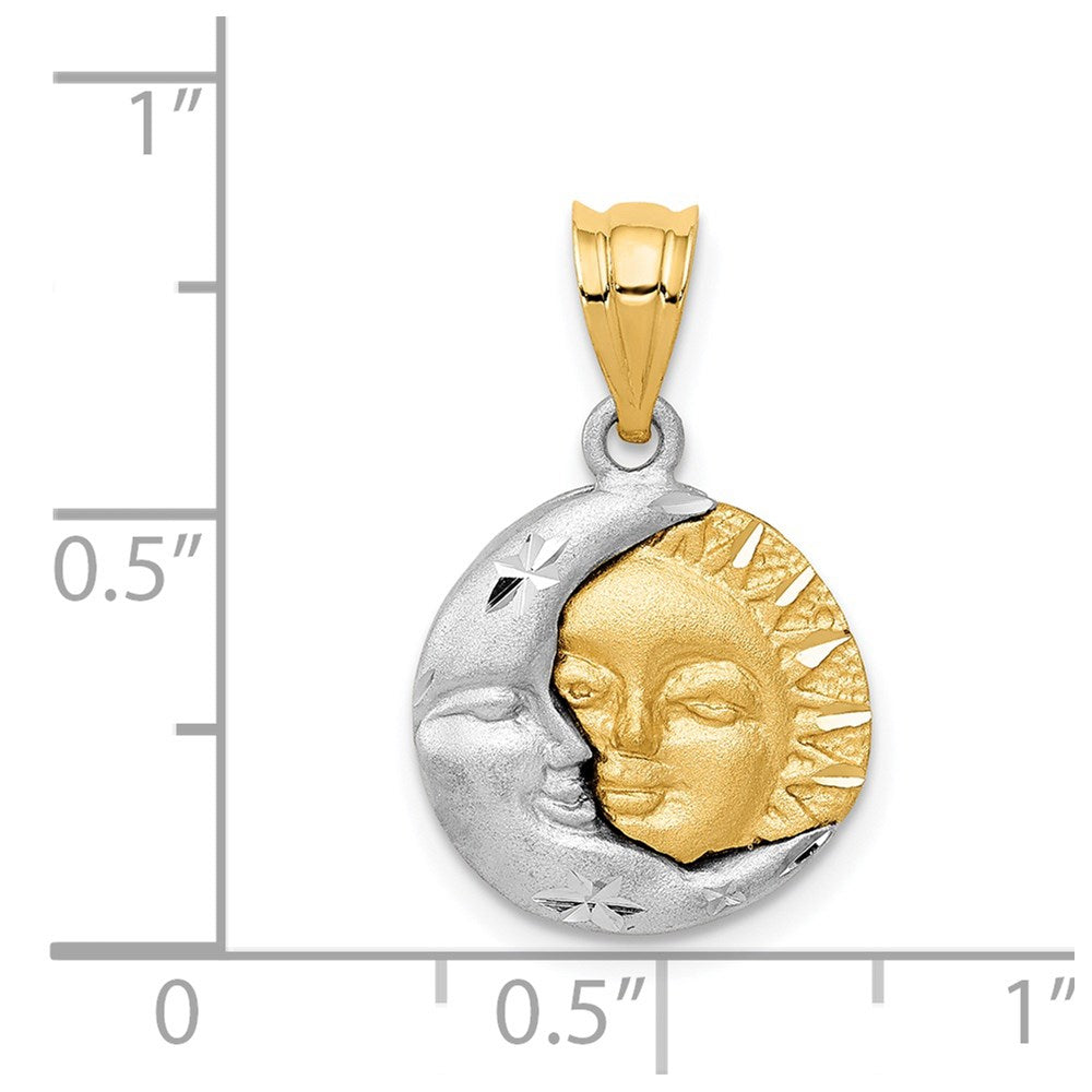 Gold Polished Celestial Pendants
