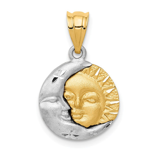 Gold Polished Celestial Pendants