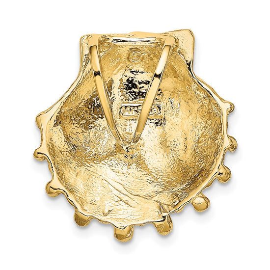 Gold Polished Sea Shell Pendants