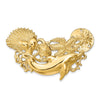 14k Large Dolphin and Shell Cluster Omega Slide