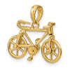 14k 3-D Bicycle with Moveable Pedals and Wheels Charm