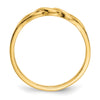 10k Free Form Knot Ring