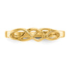 10k Free Form Knot Ring