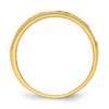 14k Diamond-cut 5 Heart Ring