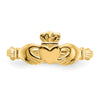 Gold Polished Claddagh Rings
