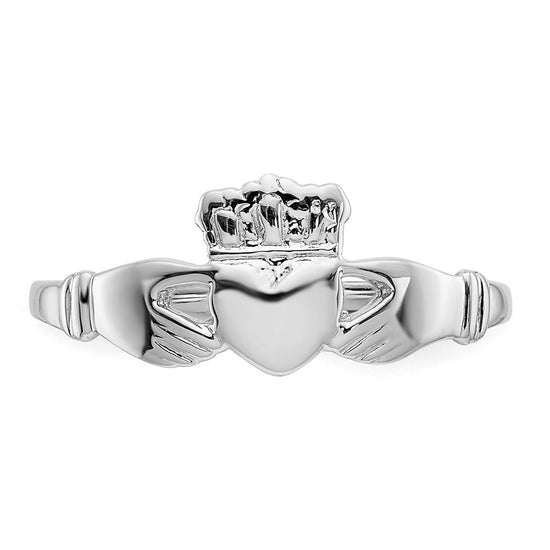 Gold Polished Claddagh Rings