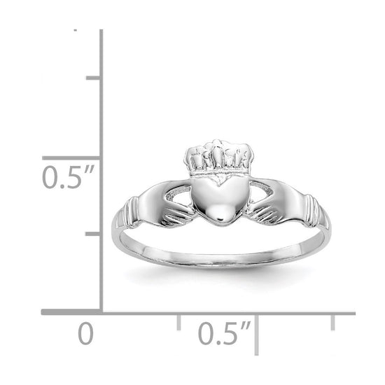 Gold Polished Claddagh Rings