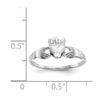 Gold Polished Claddagh Rings