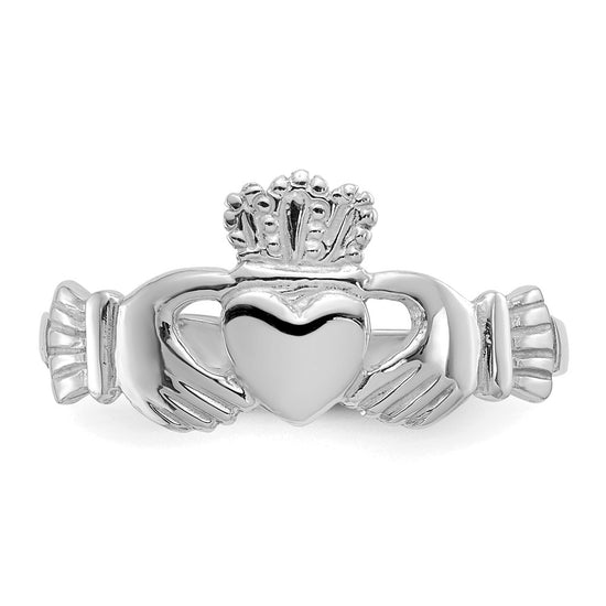 Gold Polished Claddagh Rings