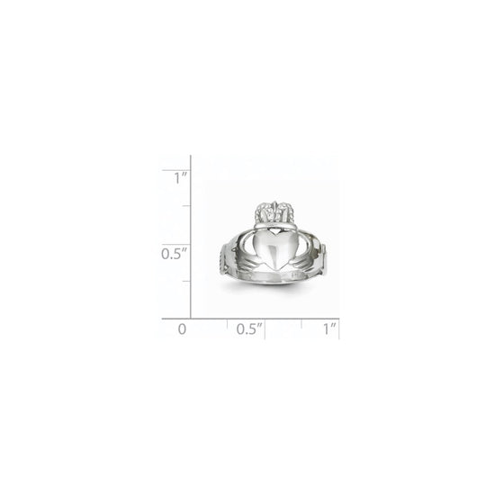 Gold Polished Claddagh Rings