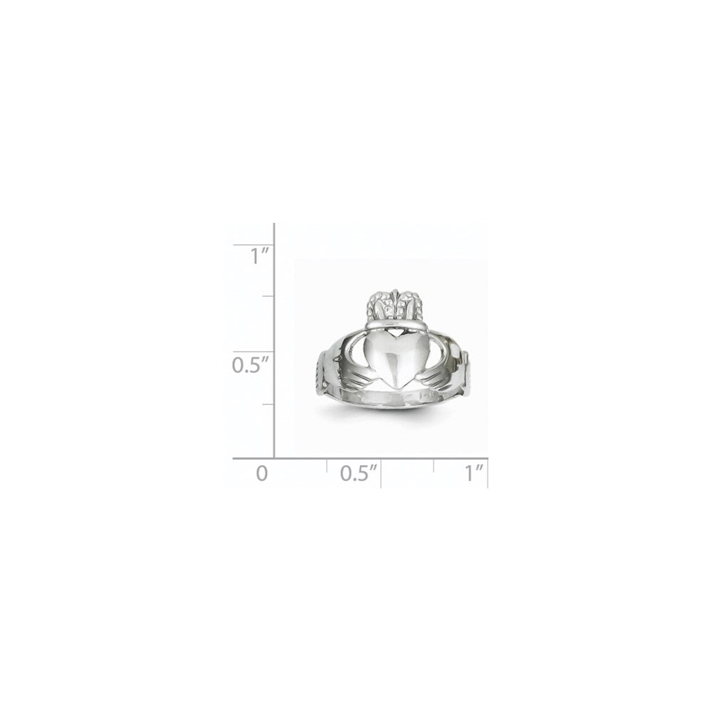 Gold Polished Claddagh Rings