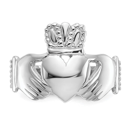 Gold Polished Claddagh Rings