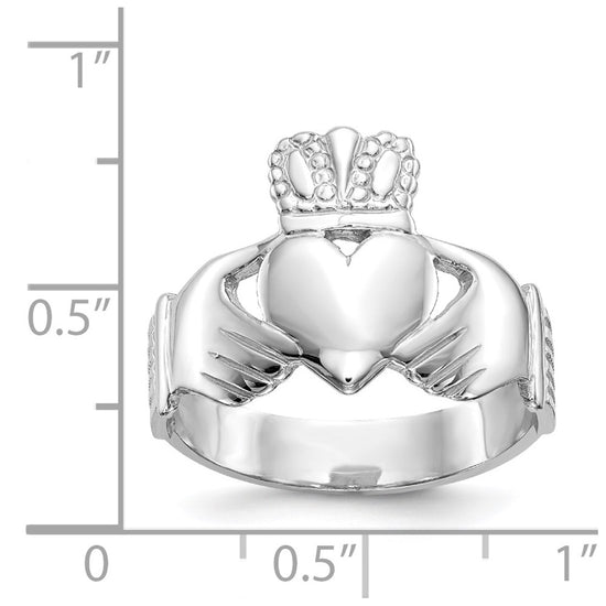 Gold Polished Claddagh Rings