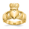 Gold Polished Claddagh Rings