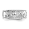 Gold Polished Claddagh Rings