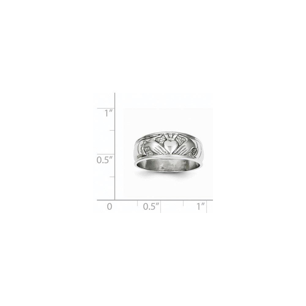 Gold Polished Claddagh Rings