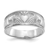 Gold Polished Claddagh Rings