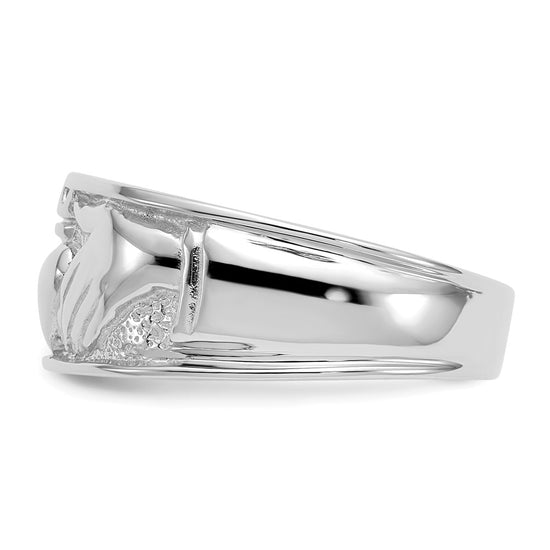 Gold Polished Claddagh Rings