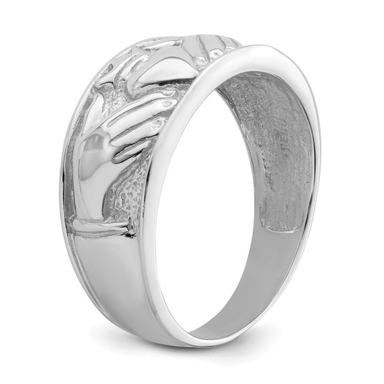 Gold Polished Claddagh Rings