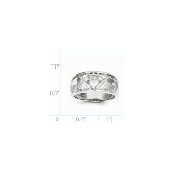 Gold Polished Claddagh Rings
