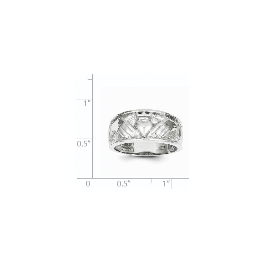 Gold Polished Claddagh Rings