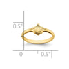 14k Ladybug Size 1 Baby / Childs Ring