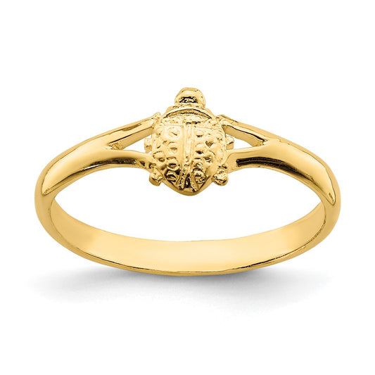 14k Ladybug Size 1 Baby / Childs Ring