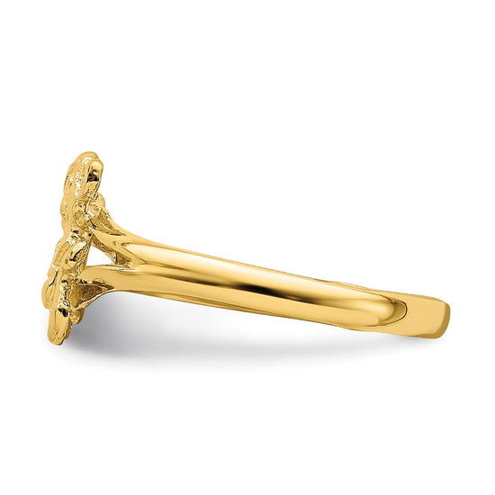 14k Teddy Bear Size 2 Baby / Childs Ring