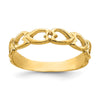 14k Open Hearts Size 3 Baby / Childs Ring
