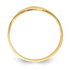 Gold Polished Children's Signet Rings
