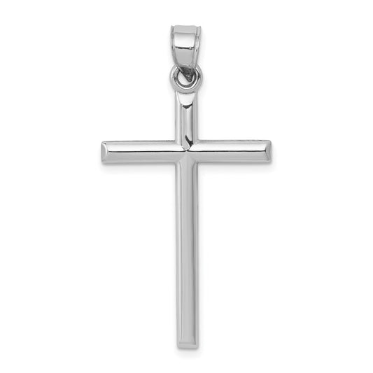 Gold Hollow Latin Cross Pendant
