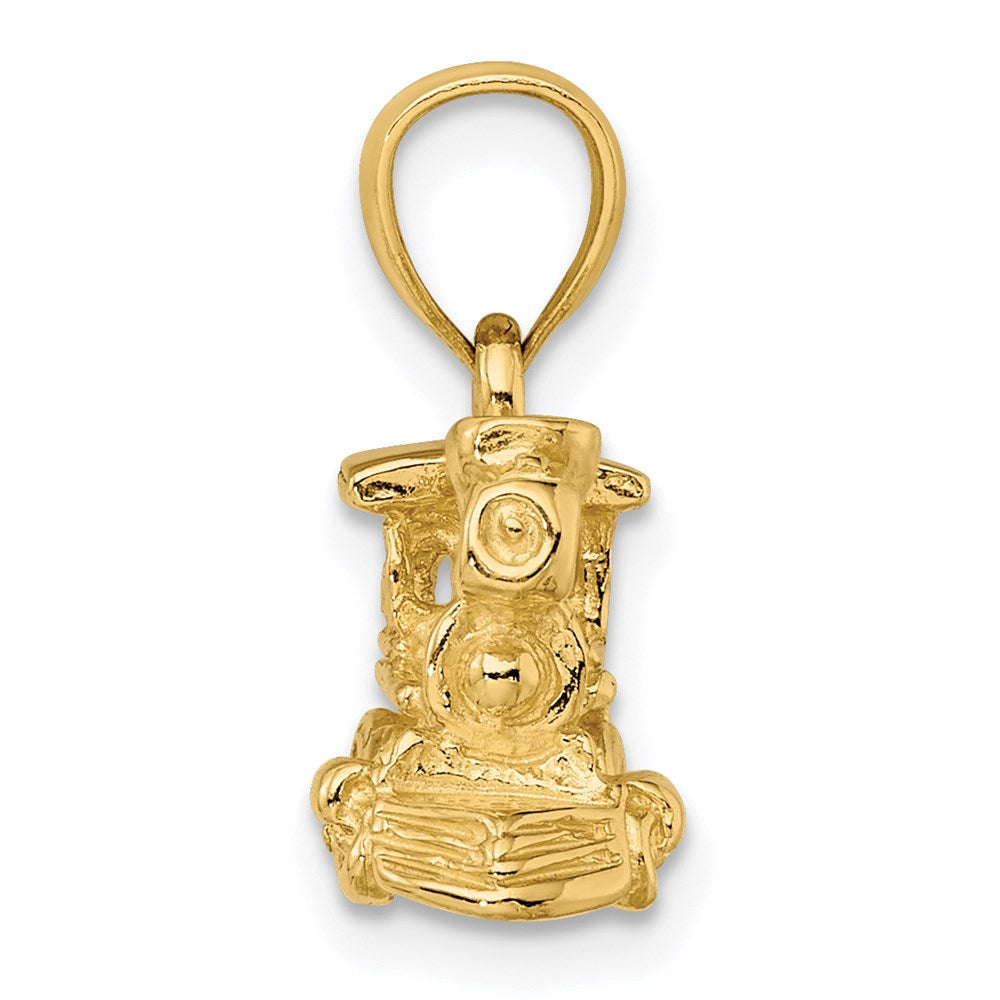 Gold Polished Travel Pendants