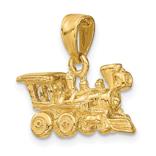 Gold Polished Travel Pendants