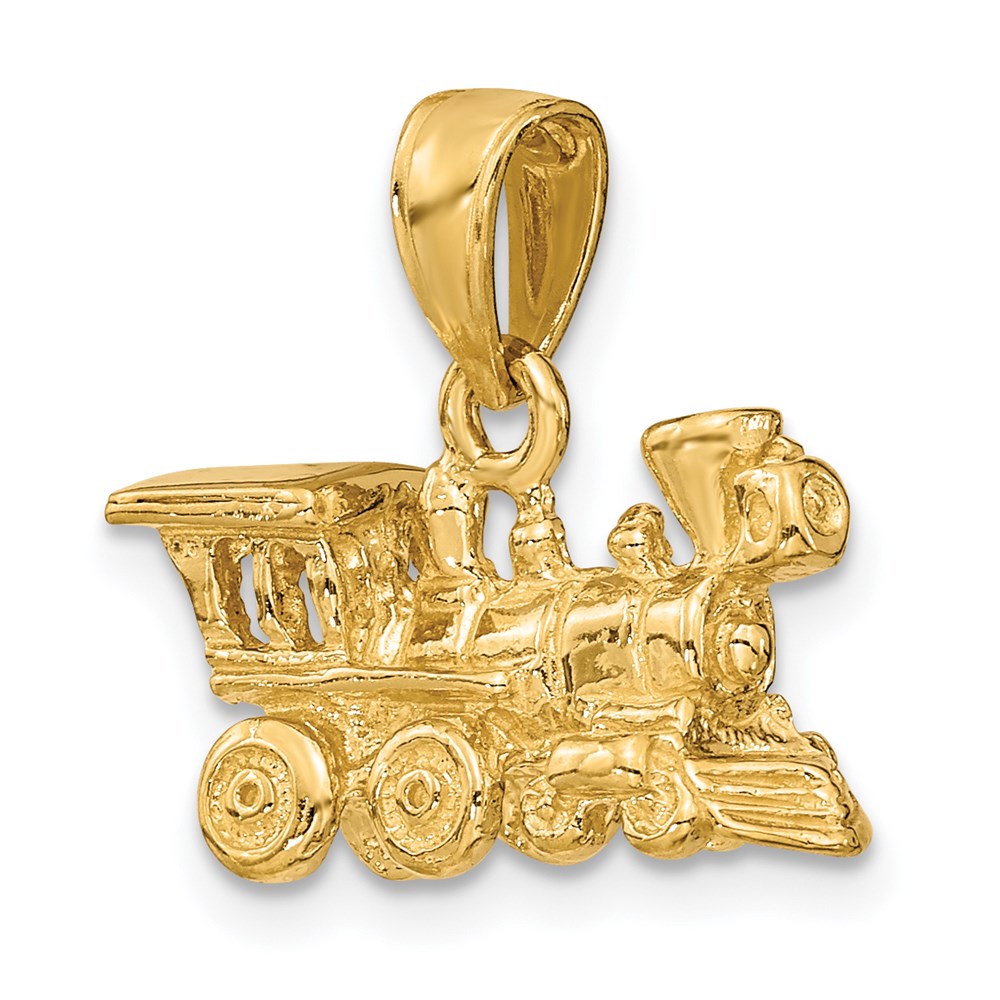 Gold Polished Travel Pendants