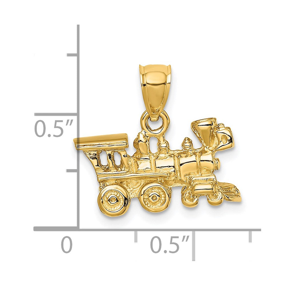 Gold Polished Travel Pendants