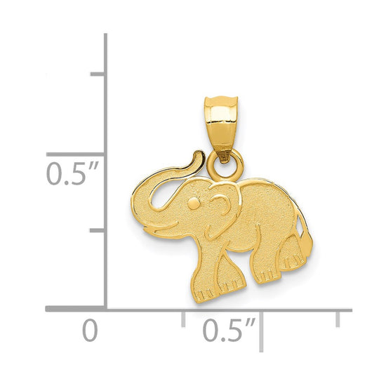14K Elephant Charm