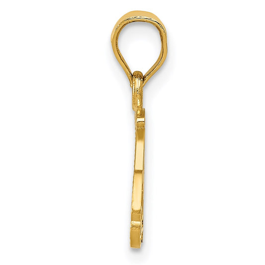 14k Golf Cart Charm