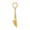 14K Shark Pendant