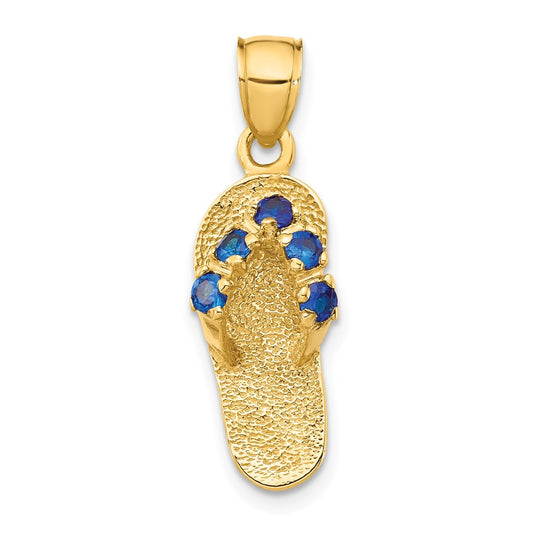 Birthstone Flip Flop Pendants