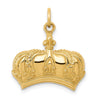 14k Fleur De Lis Crown Charm