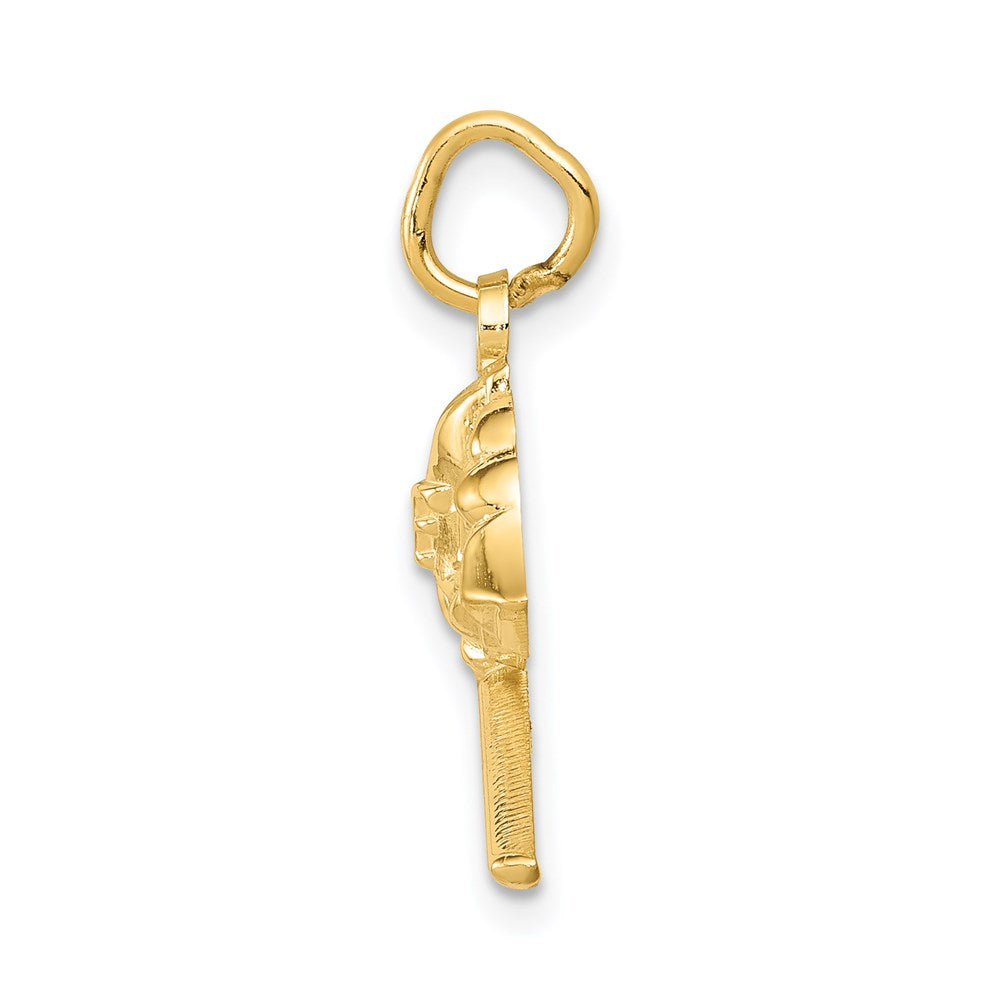 Gold Polished First Responder Pendants