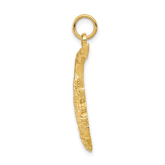 Gold Polished Reptile Pendants