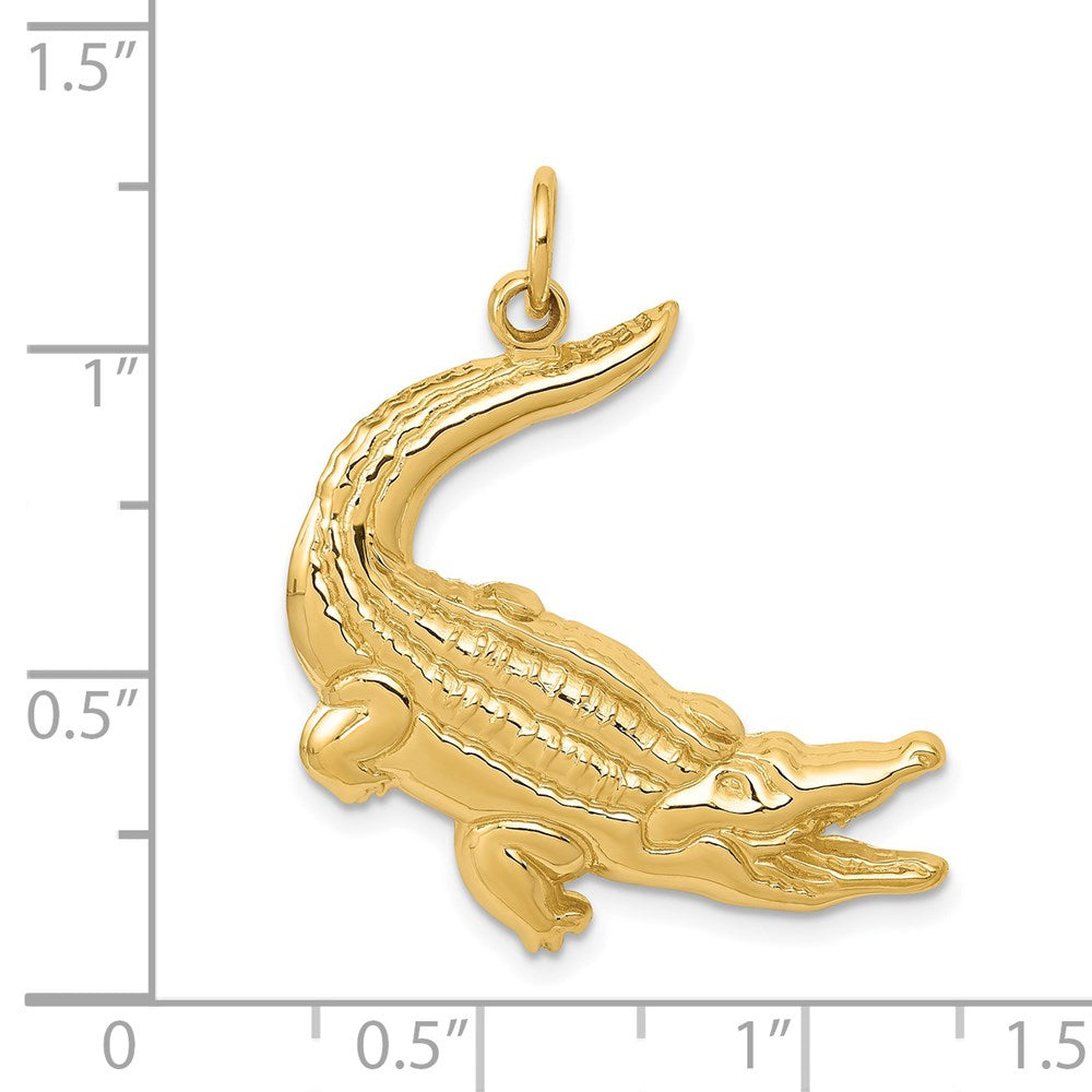 Gold Polished Reptile Pendants