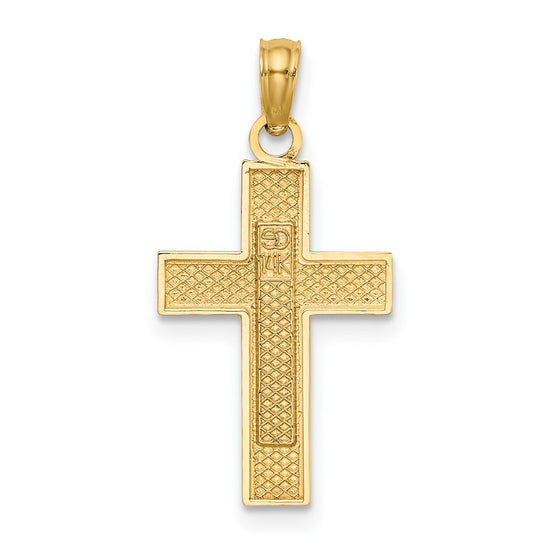14k NURSE Cross Charm