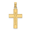 14k NURSE Cross Charm