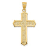 14k Passion Cross Pendant