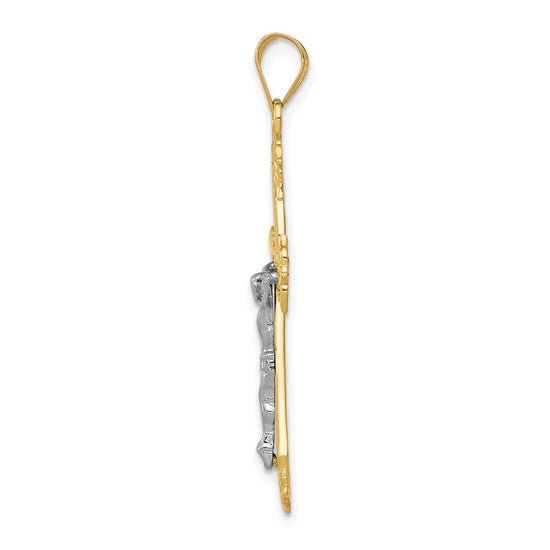 Gold INRI Crucifix Pendants