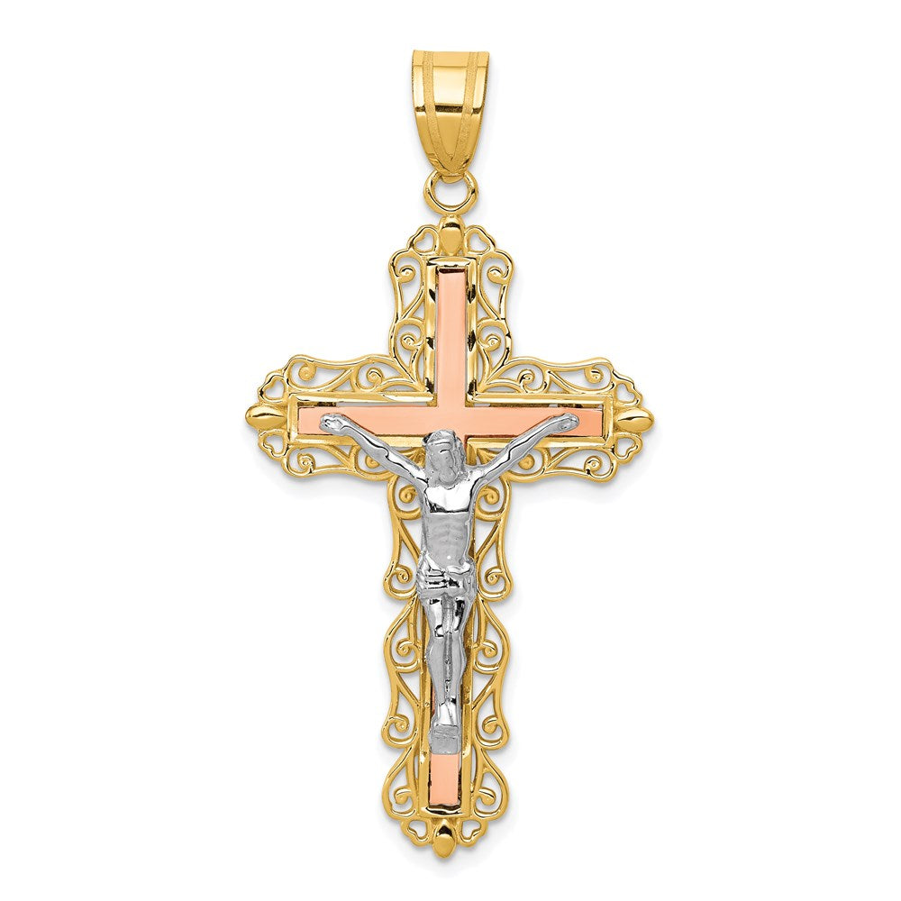 Gold INRI Crucifix Pendants